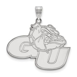 14k White Gold Gonzaga U XL Pendant